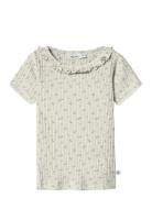 Lil'Atelier Nmfhulla Hua Ss Slim Top Lil Kräm