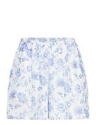 French Connection Serenity Hallie Crinkle Skort Blå