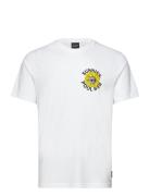 Lyle & Scott Sunnies Pool Bar Graphic T-Shirt Vit