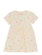 Minymo Dress Ss Aop Kräm