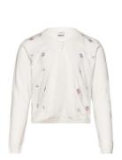 Lindex Cardigan Flower Vit