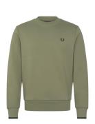 Fred Perry Crew Neck Sweatshirt Khaki Green
