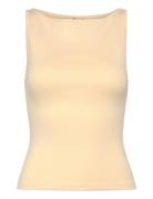 Gina Tricot Boatneck Tanktop Gul