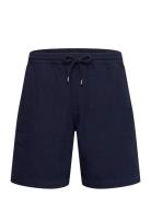 Mads Nørgaard Dyed Canvas Beach Shorts Marinblå
