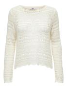 JDY Jdysun Lay L/S Boatneck Pullov. Knt Kräm