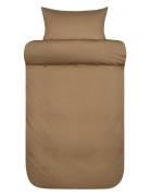 Høie Of Scandinavia Harmoni St Washed Sateen Bed Set Brun