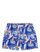 Tommy Hilfiger Medium Drawstring Print Blå