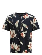 Jack & J S Jprblapalermo Aop Ss Tee Svart