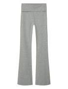 LMTD Nlfdicte Lw Fold Down Bootcut Pant Grå