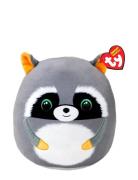 TY Sneaky - Raccoon Squish 25Cm Grå