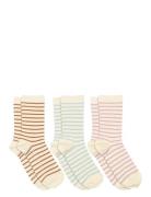 Mp Denmark Lydia Socks 3-Pack Multi/patterned