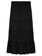 Vero Moda Vmjune Hw Ankle Skirt Jrs Ga Svart