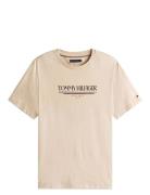Tommy Hilfiger Brand Love Hilfiger Tee Beige