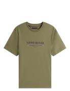 Tommy Hilfiger Brand Love Hilfiger Tee Khaki Green