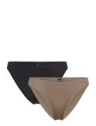 Weekday 2-Pack Scoop Bikini Underdelar Svart