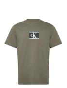Calvin Klein Ss 30S Eu Sp Ck Box Tape Graphic Beige
