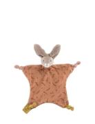 Moulin Roty Comforter With Rabbit - Clay - Trois Petits Lapins Röd