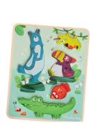 Moulin Roty Sensory Puzzle 5 Pcs - Dans La Jungle Multi/patterned