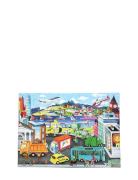 Eeboo Puzzle 20 Pcs - Vehicles Multi/patterned