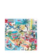 Eeboo Puzzle 1000 Pcs - Miami Multi/patterned