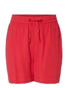 Pieces Pcsastina Hw Shorts Wvn Msa Bc Röd