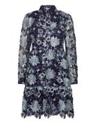Noella Star Ls Dress Blå