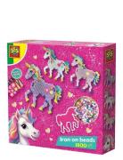 SES Creative Iron On Beads - Unicorn Multi/patterned