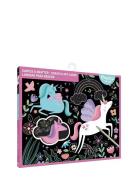 Auzou Scratch Art Cards - Unicorns Multi/patterned