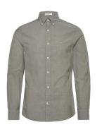 GANT Slim Classic Poplin Shirt Grå