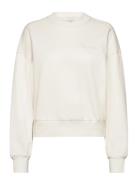 Calvin Klein A- Logo Emb French Terry Crewnec Vit