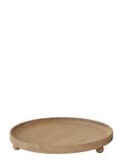 OYOY Living Design Inka Wood Tray Round Beige