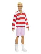 Barbie Fashionistas Ken Doll #241 In Red Striped Top And Pink Shorts W...