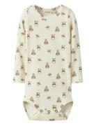Lil'Atelier Nbngavo Emo Ls Slim Body Lil Noos Kräm