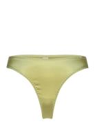 Lindex Brief Satin Thong Marinblå