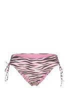 Monki Printed Tie-Side Bikini Underdelar Lila