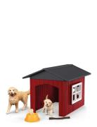 Schleich Schleich Dog Kennel With 2 Golden Retrievers Multi/patterned