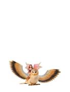 Schleich Schleich Fairy In Flight On Glam Owl V2 Multi/patterned