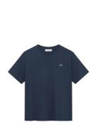 WOOD WOOD Wwessential Sami Classic Tshirt Marinblå