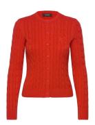 Lauren Ralph Lauren Gassed Cotton-Cardigan Orange