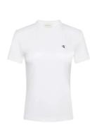 Calvin Klein Jeans Archive Jersey Crew Tee Eu Vit