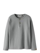 Lil'Atelier Nmmgayo Sar Ls Slim Top Lil Grå