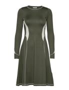 WOOD WOOD Sue Dress Khaki Green