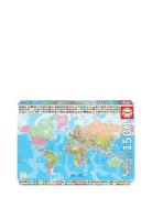 Educa Educa 1500 The World Map Multi/patterned
