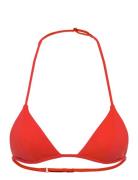 Weekday Scuba Mini Triangle Bikini Top Röd