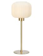 Markslöjd Lighting Sober Table Small 1L Brushed Brass/White Guld