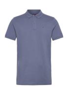 Tommy Jeans Tjm Slim Placket Polo Ext Blå