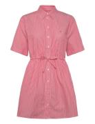 Tommy Jeans Tjw Mini Stripe Shirt Dress Rosa