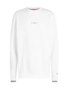 Tommy Hilfiger Small Tommy Logo Crewneck Vit