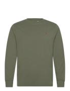 Ralph Lauren Kids Cotton Jersey Long-Sleeve Tee Khaki Green
