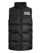 Jack & J S Jjetoby Bodywarmer Collar Sn Jnr Svart